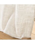 Ösenvorhang Igor mit natürlichem Leinenwebeffekt, 140 x 260 cm