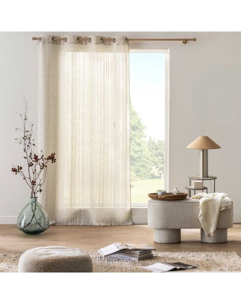 Zaho velo con occhielli, velo in tessuto antiurto, 140x280 cm