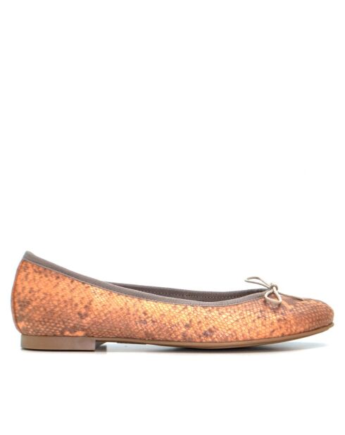 Ballerines 166807 Python pamplemousse
