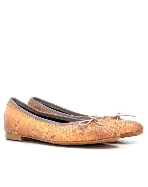 Ballerines 166807 Python pamplemousse