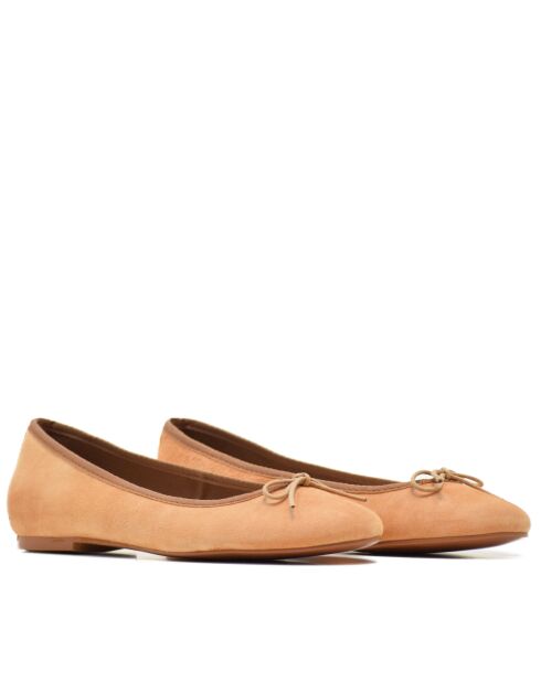 Ballerines 166807 en Daim corail
