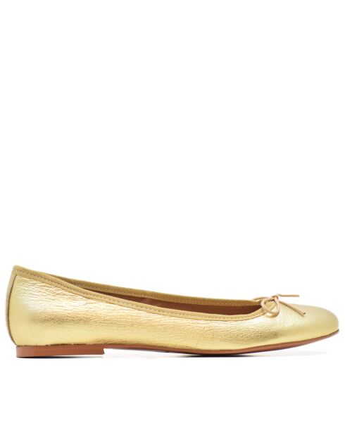 166807 ballerine in oro metallizzato