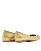 166807 ballerine in oro metallizzato