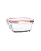 Vierkante luchtdichte verpakking met clementinedeksel - 500 ml