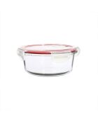 Boite hermétique ronde + couvercle clémentine - 640ml