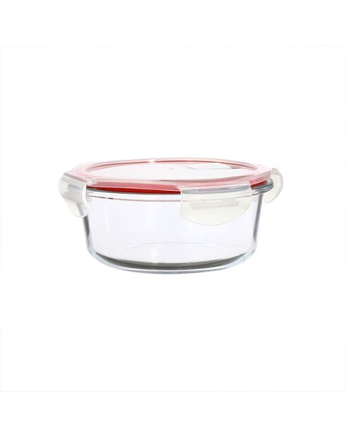 Boite hermétique ronde + couvercle clémentine - 640ml