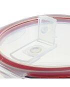 Boite hermétique ronde + couvercle clémentine - 640ml