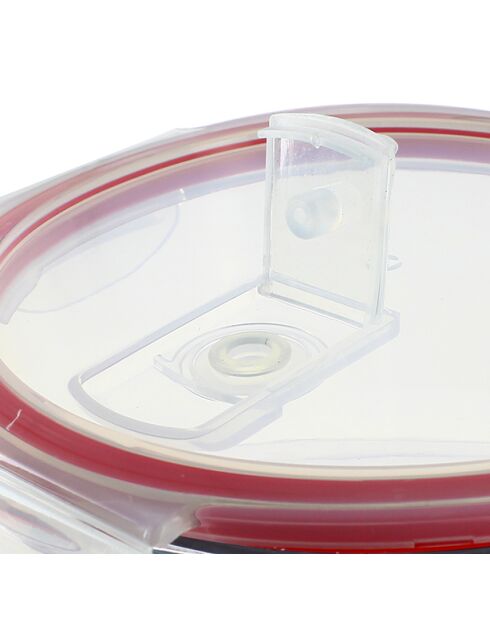 Boite hermétique ronde + couvercle clémentine - 640ml