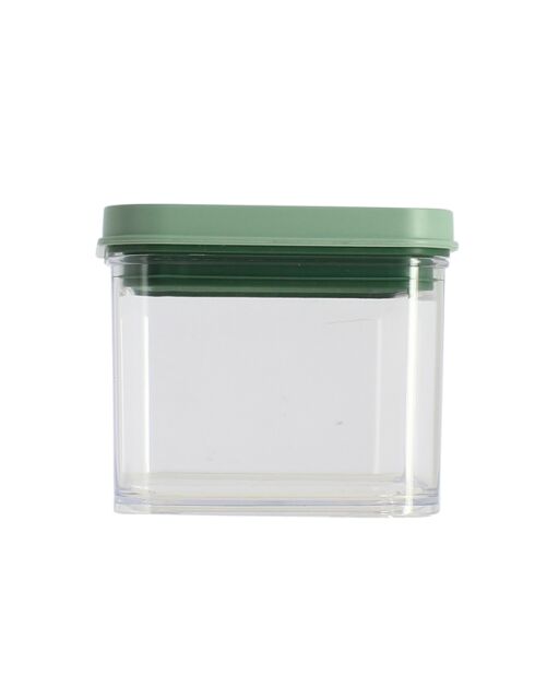 Boite hermétique en plastique avec couvercle vert - 500ml