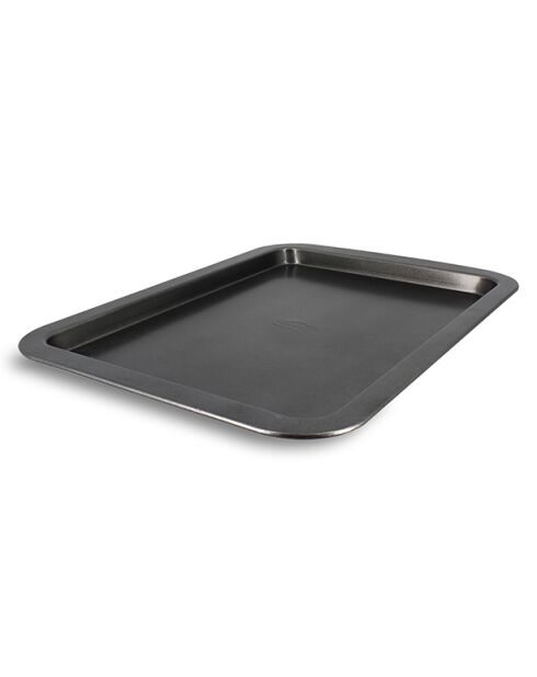 Bandeja de horno Amandine en acero al carbono antiadherente negro - 38x27 cm