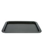 Bandeja de horno Amandine en acero al carbono antiadherente negro - 38x27 cm