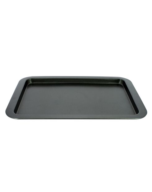 Bandeja de horno Amandine en acero al carbono antiadherente negro - 38x27 cm
