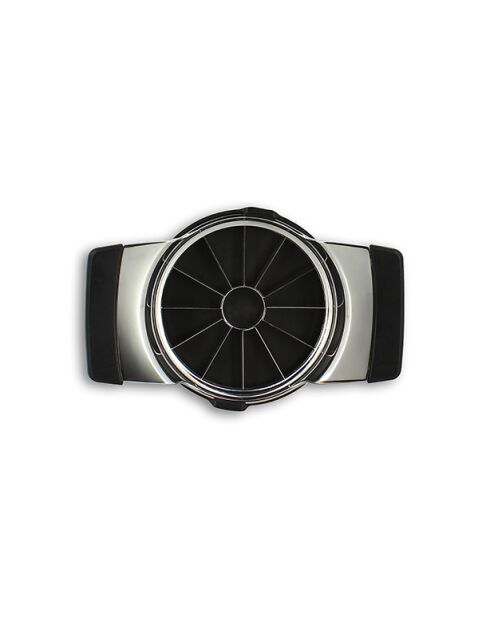 Cortador de manzanas de acero inoxidable de lujo con soporte protector, 125 x 55 x 210 cm