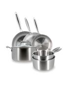 Juego de 6 piezas de acero inoxidable trinox - 355 x 260 x 135 cm