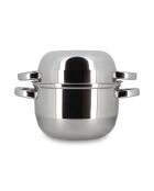Mosselpot van roestvrij staal - D.18cm - 2,7 L