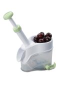 Weißer Kunststoff-Kirschentopf - 148 x 122 x 250 cm