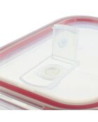 Boite hermétique rectangulaire +couvercle clémentine - 1040ml