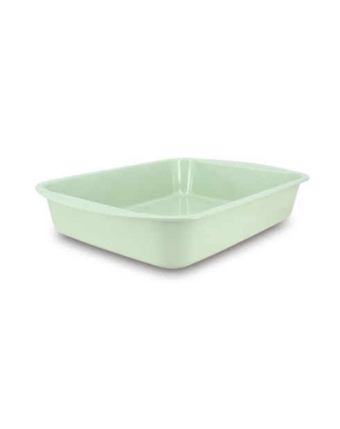 Colorama groene ovenschaal van koolstofstaal - 40x28cm