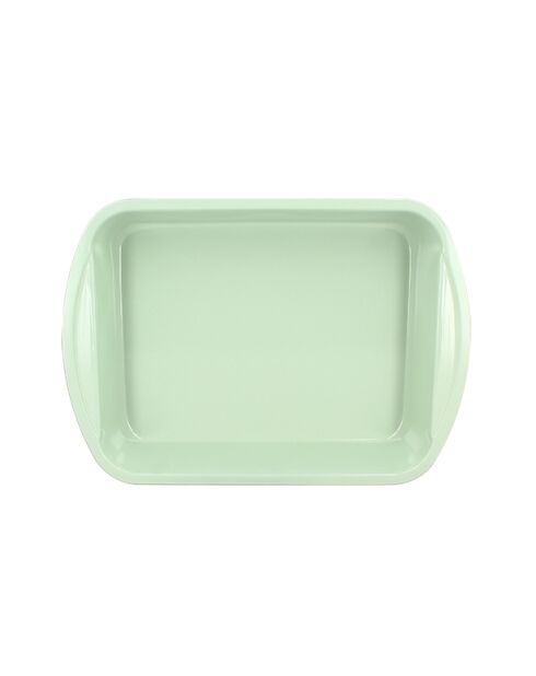 Colorama groene ovenschaal van koolstofstaal - 40x28cm