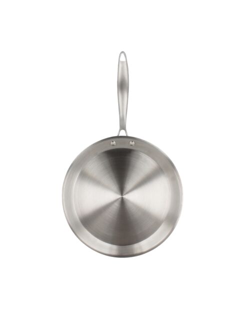 Crépière triply en acier inoxydable - D.28cm