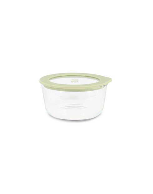 Caja de prensa redonda de vidrio borosilicato Celadon, hermética, 250 ml