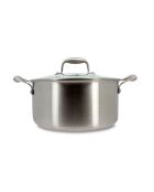 Pentola Trinox in acciaio inox con coperchio - D.20cm