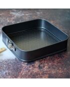 Amandine vierkante scharnierpan - 26x26cm