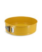 Padella a cerniera Colorama in acciaio al carbonio giallo zafferano - D.24cm