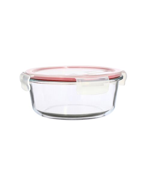Boite hermétique ronde + couvercle clémentine - 930ml