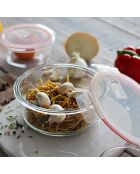 Ronde luchtdichte verpakking met clementinedeksel - 930ml