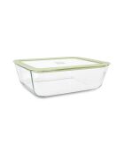 Boite hermétique rectangle pressbox en verre borosilicate celadon - 2650ml