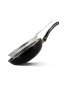 Poêle à frire en acier émaillé noir - D.26cm