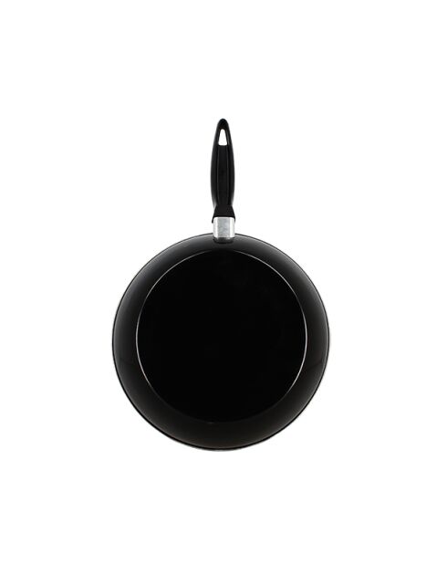 Poêle à frire en acier émaillé noir - D.26cm