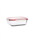 Rechthoekige luchtdichte verpakking met clementinedeksel - 630 ml