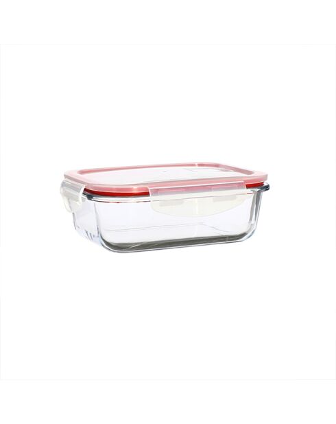 Boite hermétique rectangulaire +couvercle clémentine - 630ml
