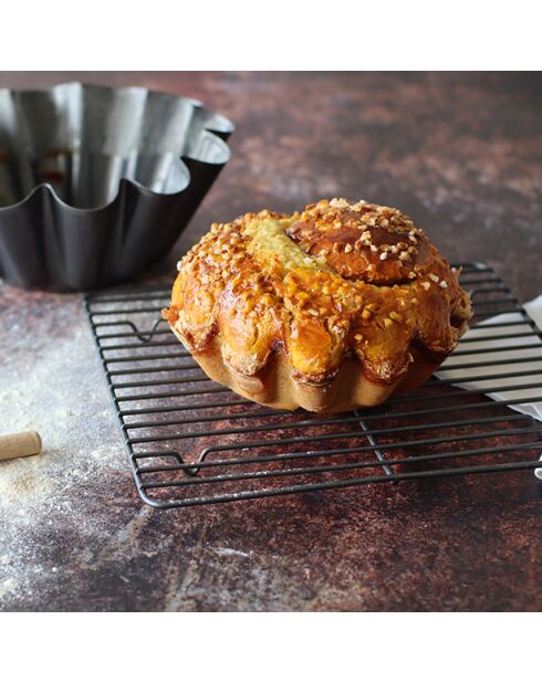 Vierkante amandine gebakgrill van koolstofstaal - 27,5 cm