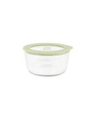 Caja de prensa redonda de vidrio borosilicato Celadon, hermética, 470 ml