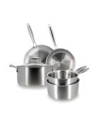 Lot de 5 pièces trinox en acier inoxydable - 355 x 260 x 135 cm