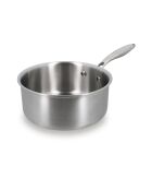 Casserole trinox en acier inoxydable - D.18cm