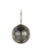 Sartén triple de acero inoxidable con tapa de vidrio - D.24cm