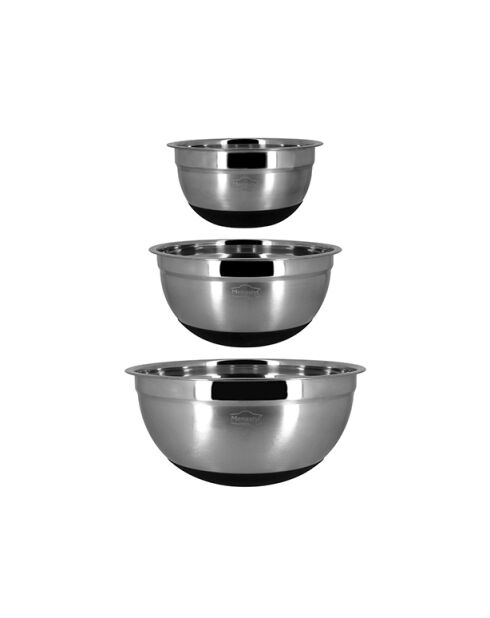 Bol à mélanger en acier inoxydable anti dérapant - 3.7l