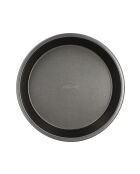 Zwarte amandeltaartvorm van koolstofstaal met antiaanbaklaag - D.26cm