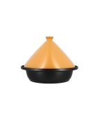 Tajine aluminium inductiebodem geel keramisch deksel - D.30cm