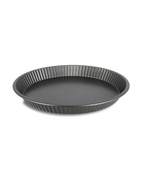 Zwarte amandeltaartvorm van koolstofstaal met antiaanbaklaag - D.28 cm