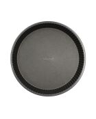 Tortiera nera in acciaio al carbonio antiaderente alle mandorle - D.28 cm