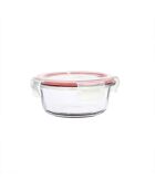 Boite hermétique ronde + couvercle clémentine - 370ml