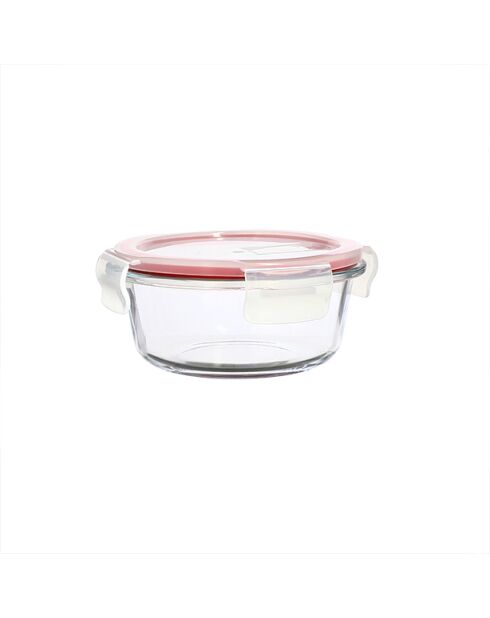 Boite hermétique ronde + couvercle clémentine - 370ml