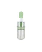 Oliefles met glasborstel en celadon groene siliconen - 18cl