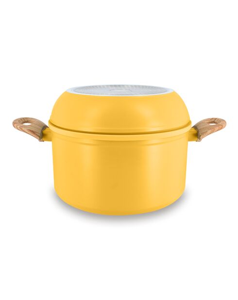 Set 8 pièces super ball colorama en aluminium recyclé jaune -390 x 260 x 190 cm