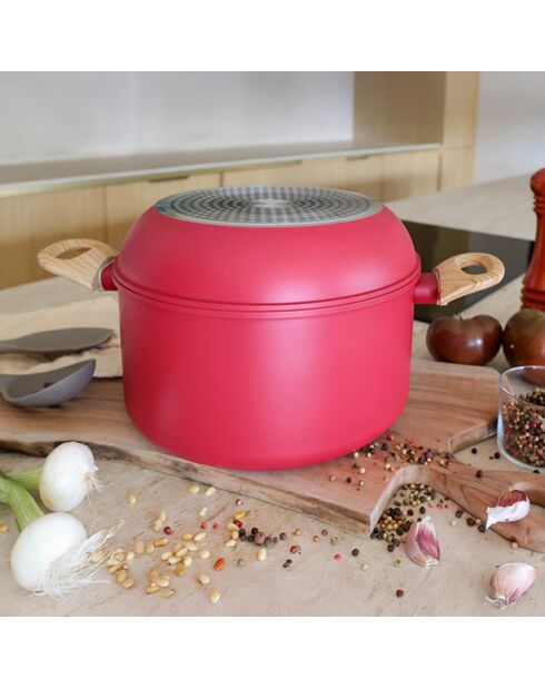 Set 8 pièces super ball colorama en aluminium recyclé rouge - 385 x 260 x 190 cm